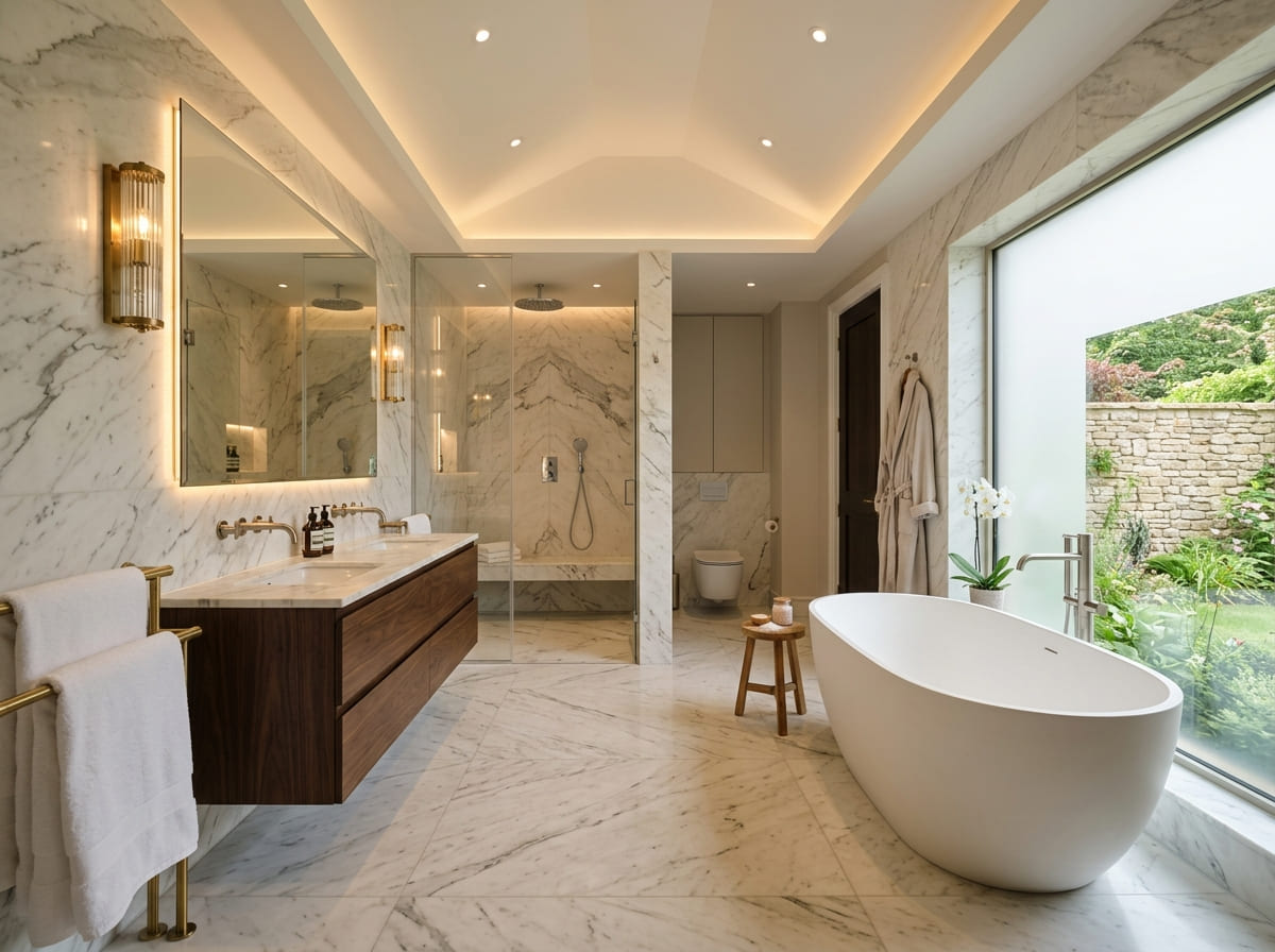 Custom Bathroom Renovation in Burton